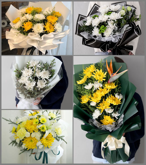 贵州六盘水水城县阿戛镇白事花束代送